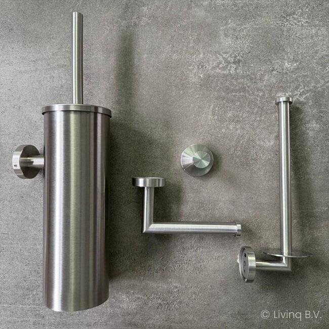 Toiletaccessoireset 4-delig RVS