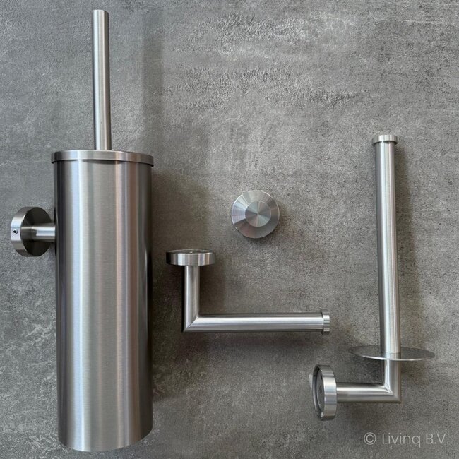 Toiletaccessoireset 4-delig RVS