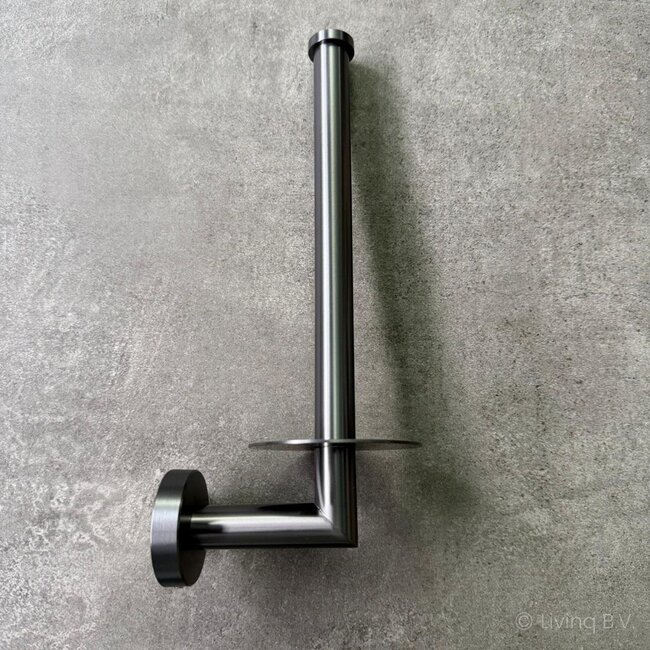 Toiletaccessoireset 4-delig Gun metal