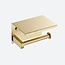 Toiletrolhouder met plateau Goud