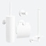 Toiletaccessoireset 4-delig Wit