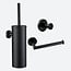 Toiletaccessoireset 3-delig Zwart