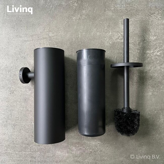 Toiletaccessoireset 4-delig Zwart