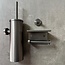 Toiletaccessoireset 3-delig Gun metal