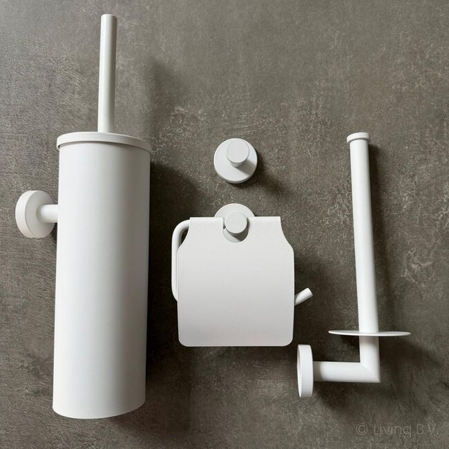 Toiletaccessoireset 4-delig Wit