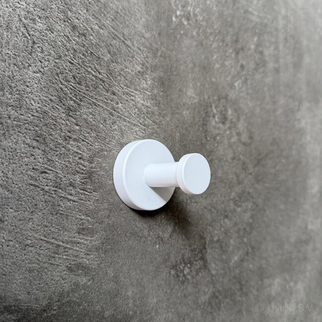 Handdoekhaakjes Wit (4 stuks)