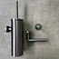 Toiletaccessoireset 3-delig Gun metal