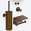 Toiletaccessoireset 3-delig Koper
