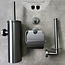 Toiletaccessoireset 4-delig Gun metal