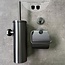 Toiletaccessoireset 3-delig Gun Metal