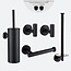 Toiletaccessoireset 5-delig Zwart