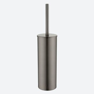 Toiletborstelhouder vrijstaand Gun metal