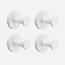 Handdoekhaakjes Wit (4 stuks)