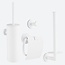 Toiletaccessoireset 4-delig Wit