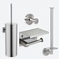 Toiletaccessoireset 4-delig RVS