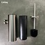 Toiletaccessoireset 4-delig RVS