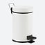 Pedaalemmer 5 liter - Mat wit