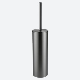 Toiletborstelhouder vrijstaand Gun metal