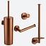 Toiletaccessoireset 4-delig Koper