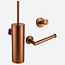 Toiletaccessoireset 3-delig Koper