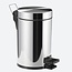 Pedaalemmer 3 liter - Chroom