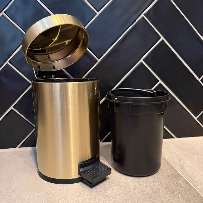 Pedaalemmer 3 liter - Goud