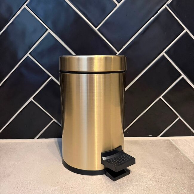 Pedaalemmer 3 liter - Goud