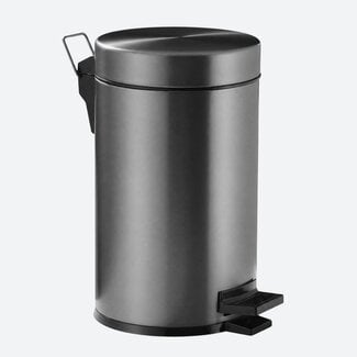 Pedaalemmer 5 liter - Gun metal