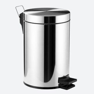 Pedaalemmer 5 liter - Chroom