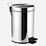 Pedaalemmer 5 liter - Chroom