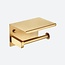Toiletrolhouder met plateau Goud