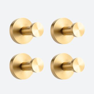 Handdoekhaakjes Goud (4 stuks)
