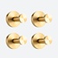 Handdoekhaakjes Goud (4 stuks)