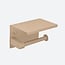 Toiletrolhouder met plateau Beige