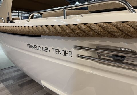Primeur 625 tender / Vrije motor keuze /  Showroom model  2026!