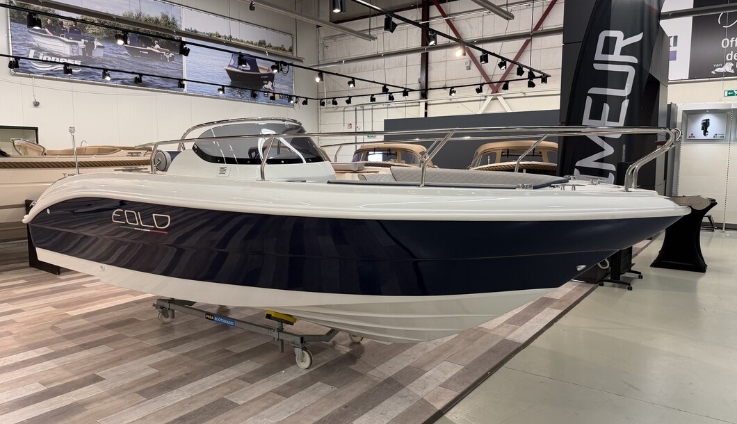 Eolo 590 open / Vrije motor keuze / Showroom model 2026!