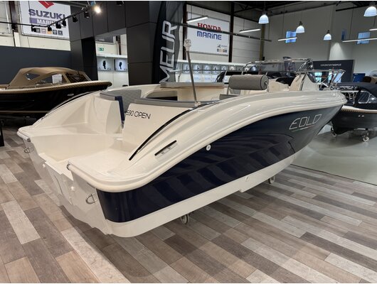 Eolo 590 open / Vrije motor keuze  /  Showroom model  2026!