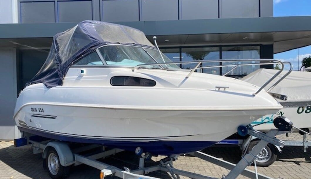Galia 530 / 40PK Mercury / Occasion Vaarklaar / Slaapcabine!