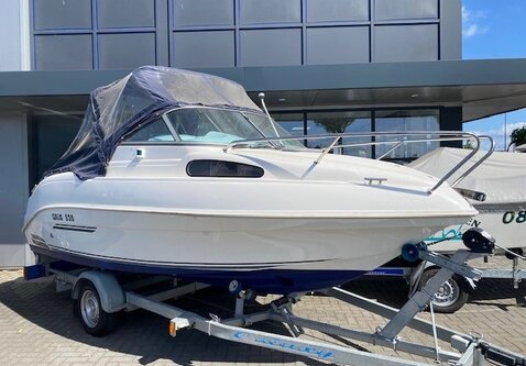 Galia 530 / 40PK Mercury /  Occasion Vaarklaar / Slaapcabine!