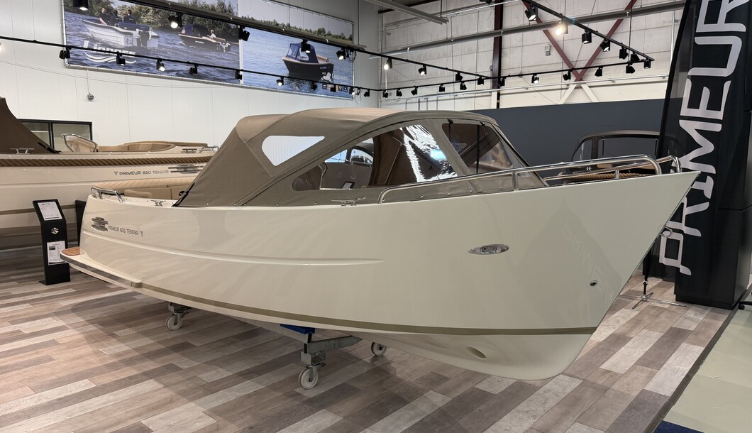 Primeur 605 Tender / Vrije motorkeuze / Showroom model 2026!