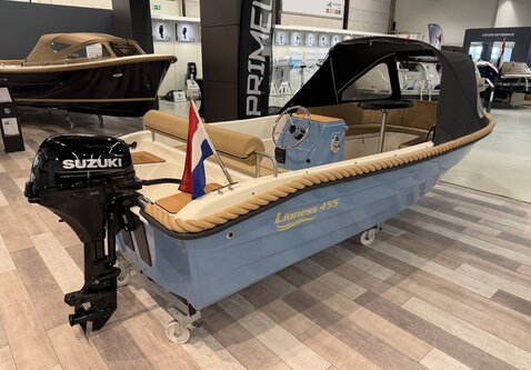 Lioness 455 sloep /  9.9PK Suzuki / Showroom model  2026 / Vaarklaar!