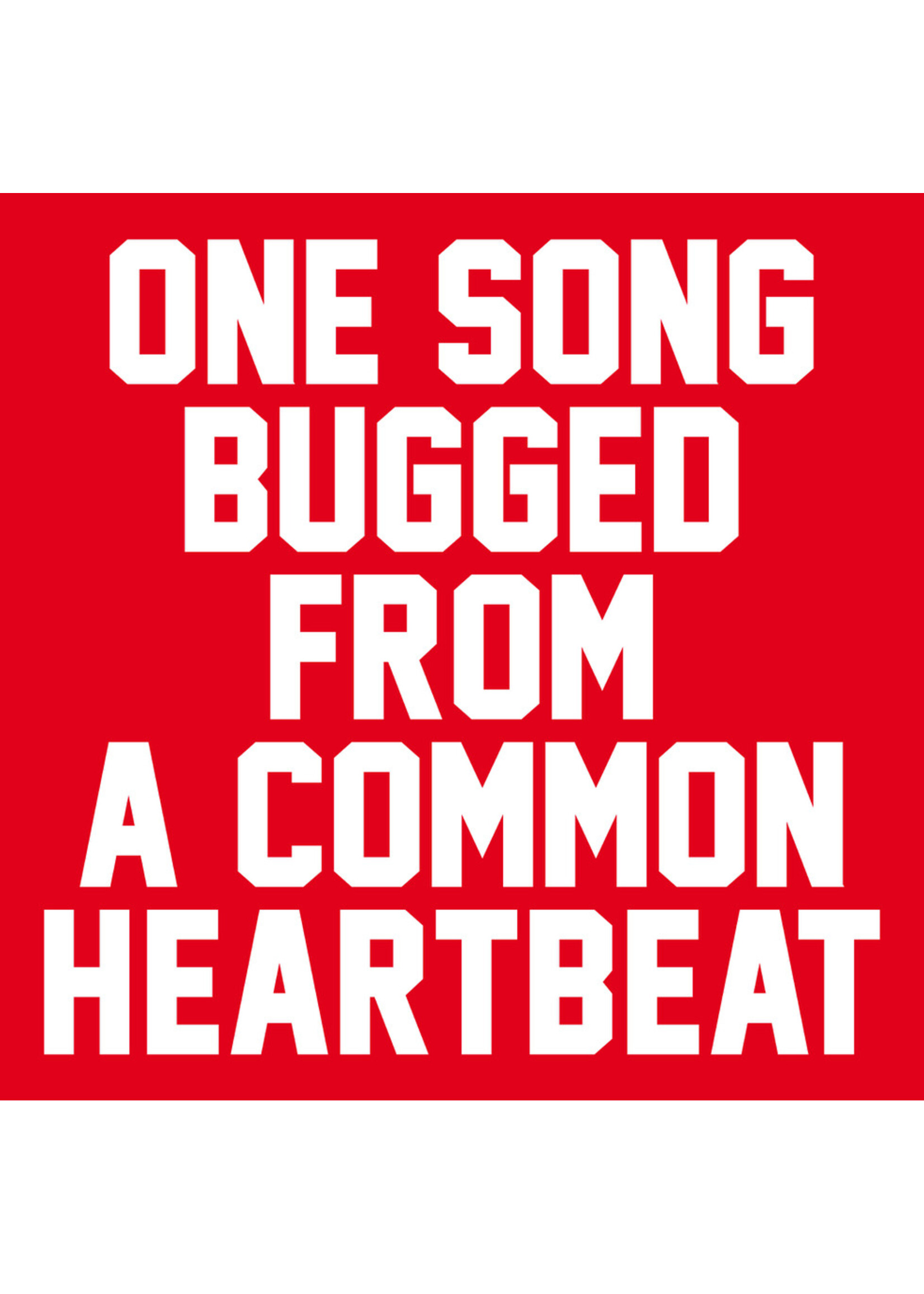 Vinyl collection ONE SONG BUGGED FROM A COMMON HEARTBEAT (Red Vinyl)