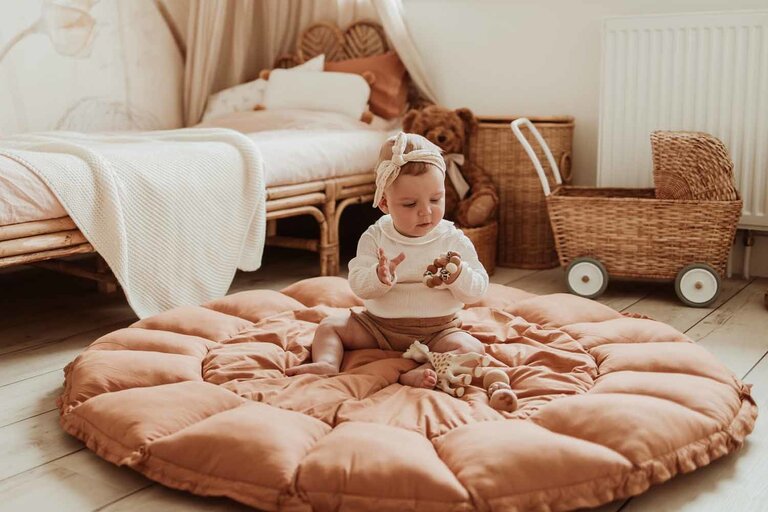Play & Go Bloom Tawny Brown Organisch Babymatje