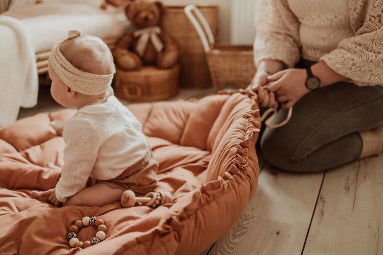Play & Go Bloom Tawny Brown Organisch Babymatje