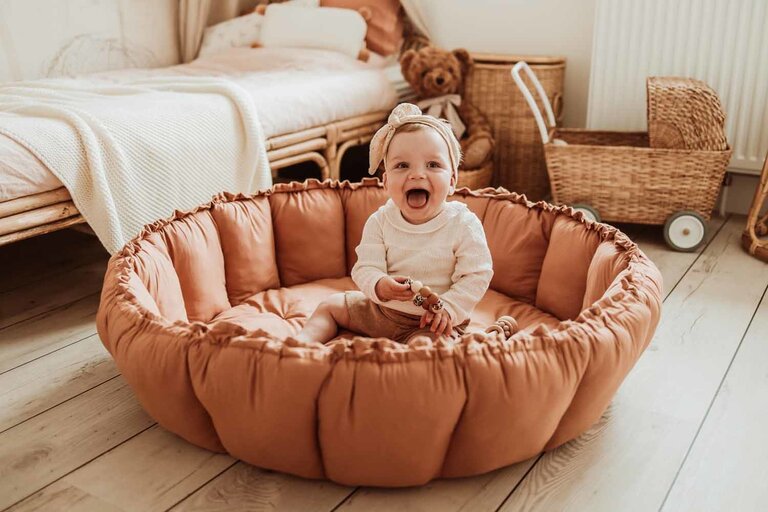 Play & Go Bloom Tawny Brown Organisch Babymatje