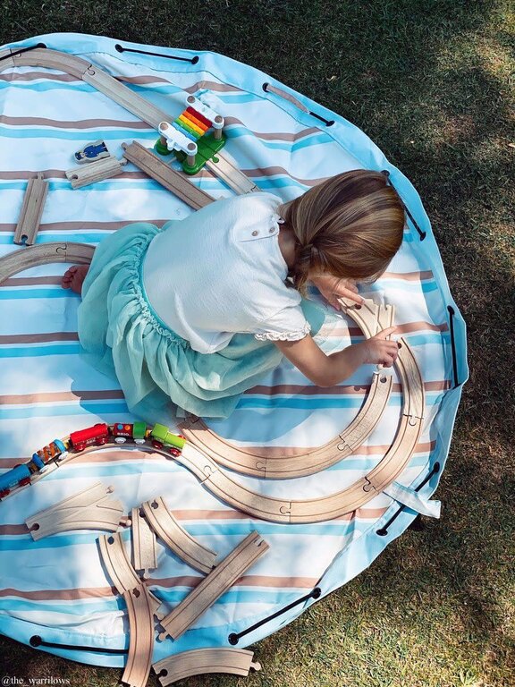 Play & Go Outdoor Stripes Opbergzak - Speelmat