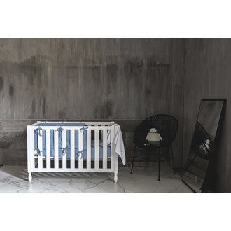 Poetree Kids Chevron Denim Blue - Bedomranding 34x210cm