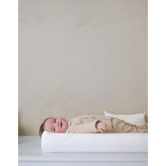 Poetree Kids Chevron White - Aankleedkussenhoes