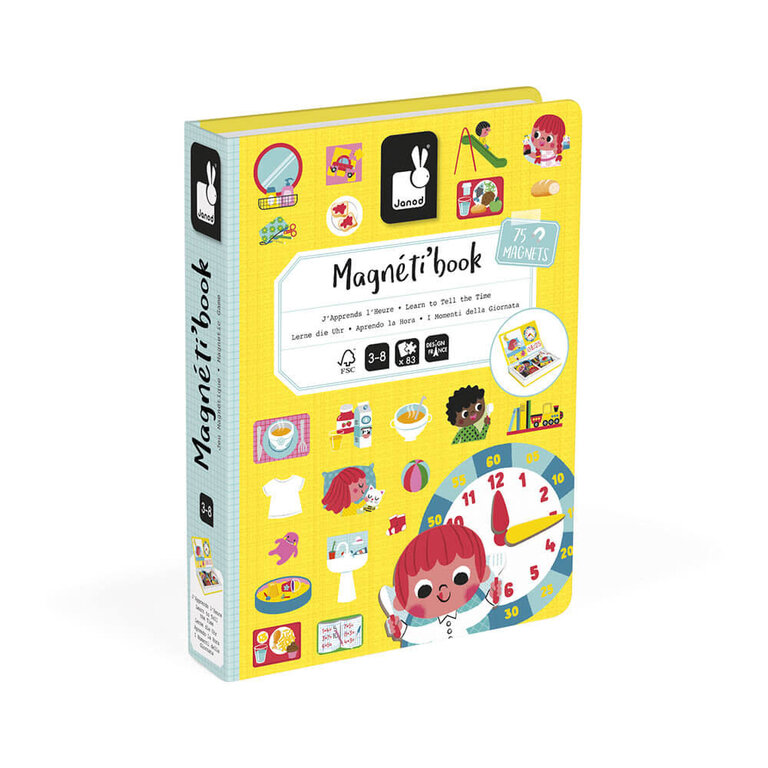 Janod Magneti'Book - Learn to Tell the Time