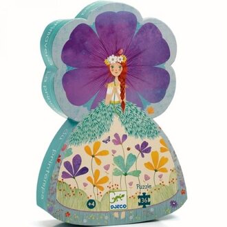 Djeco Silhouette Puzzle - Princess of Spring